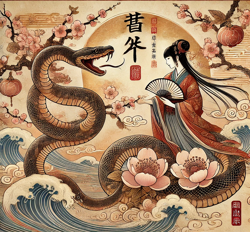 蛇年中国风海报