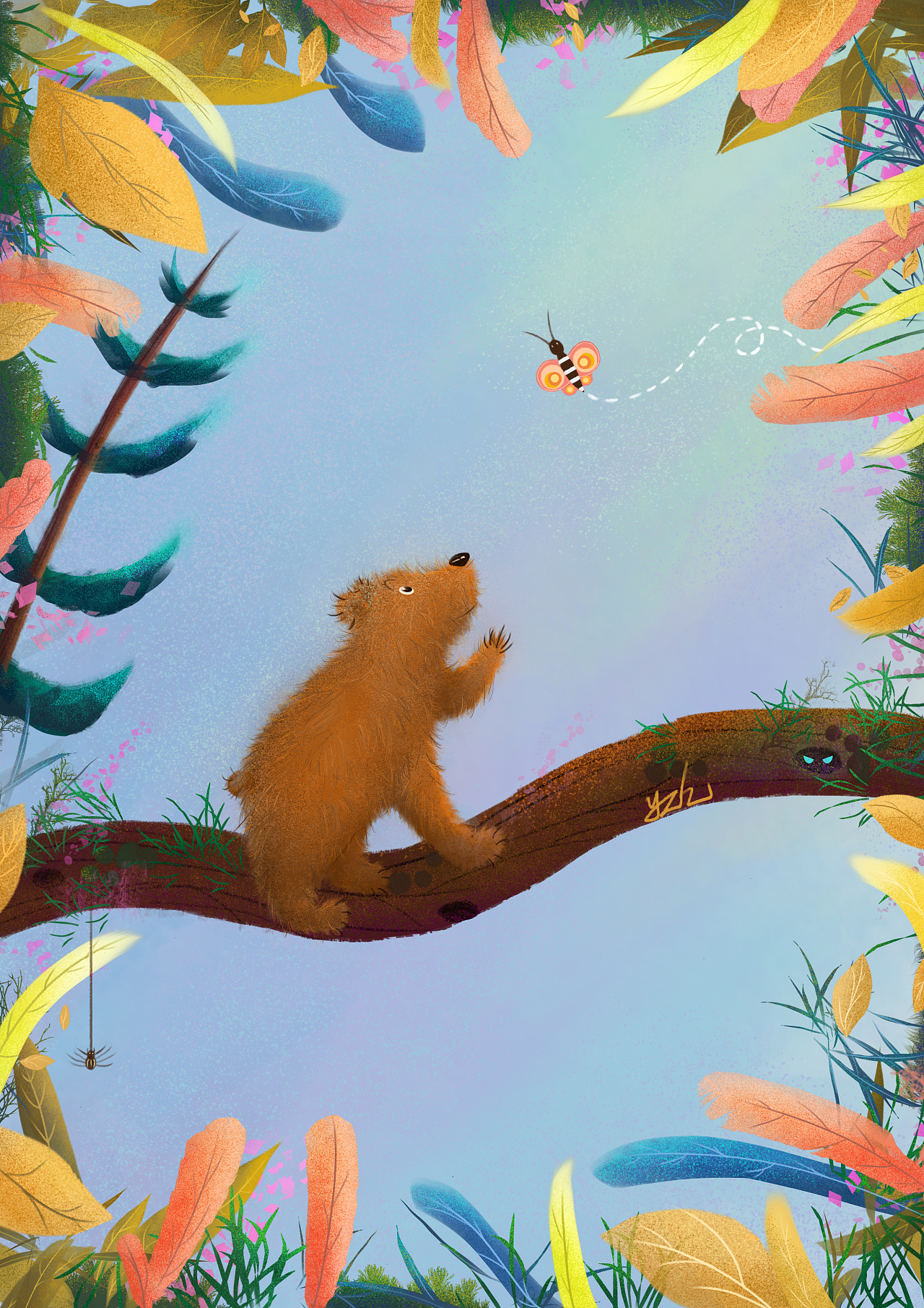 熊|插画|儿童插画|杨兆宏同学 - 原创作品 - 站酷 (zcool)