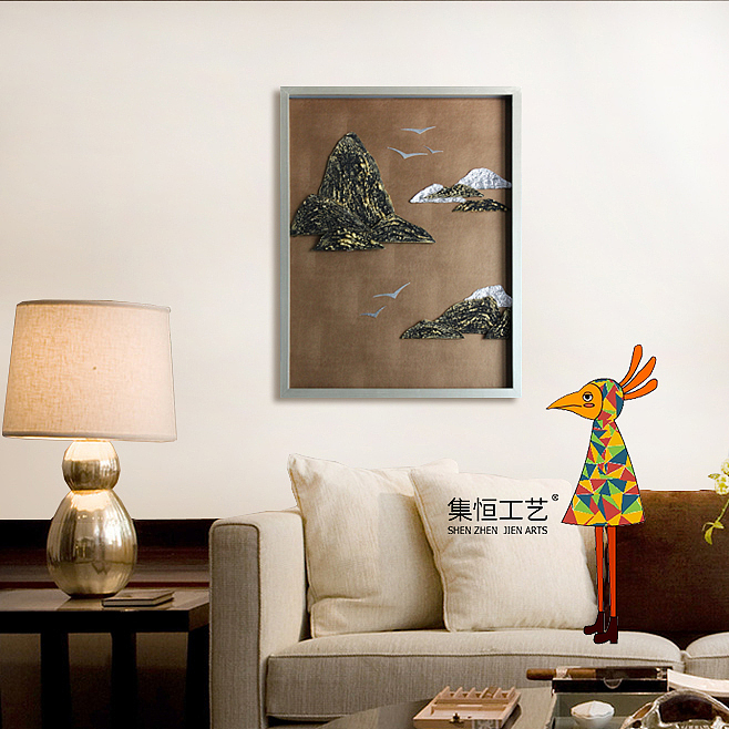 集恒工艺#实物画#装饰画#