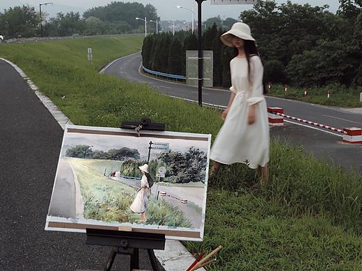 水彩写生 | 良渚遗址