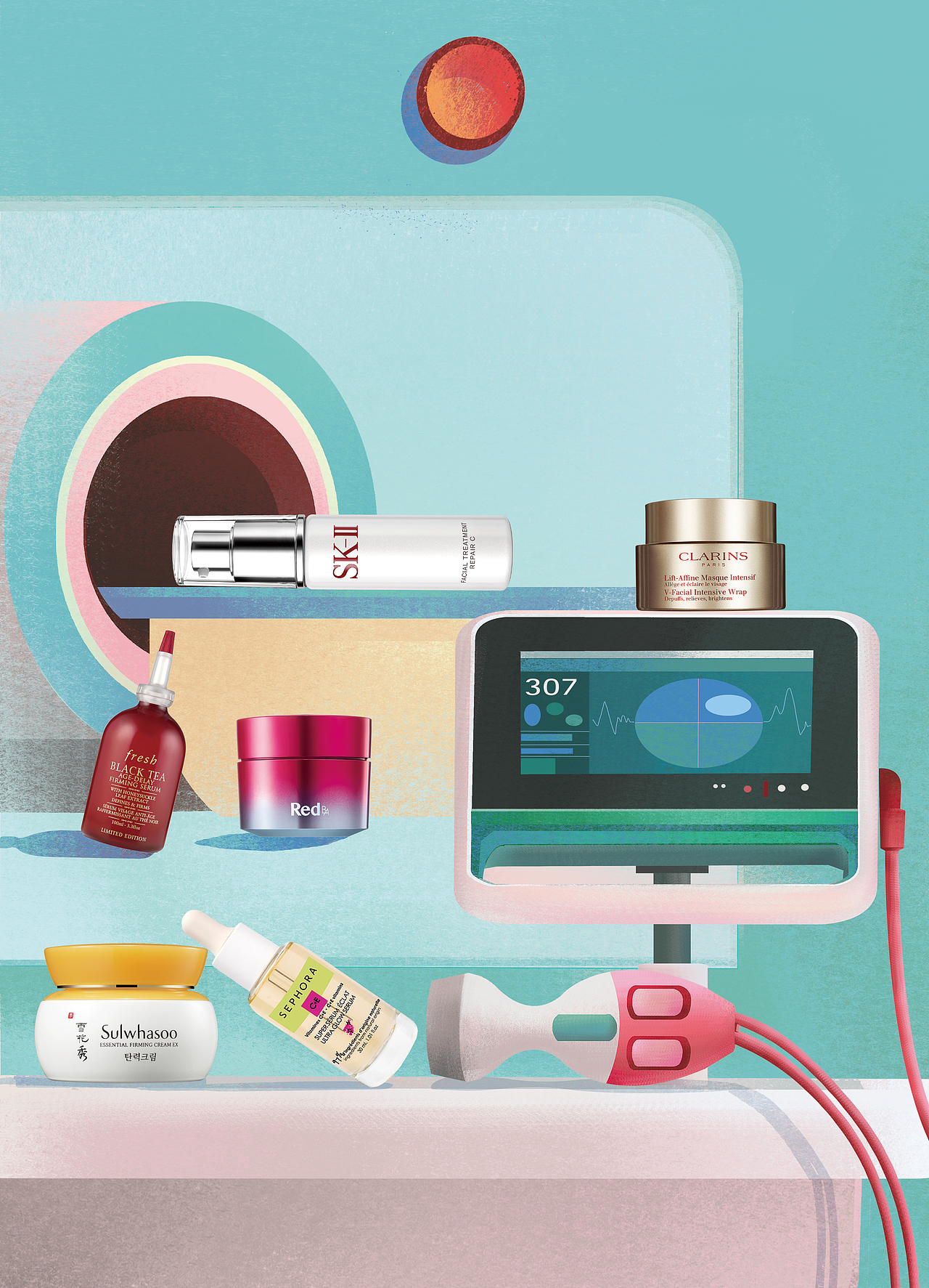 插图+实物风 |《周末画报》大片急诊室故事