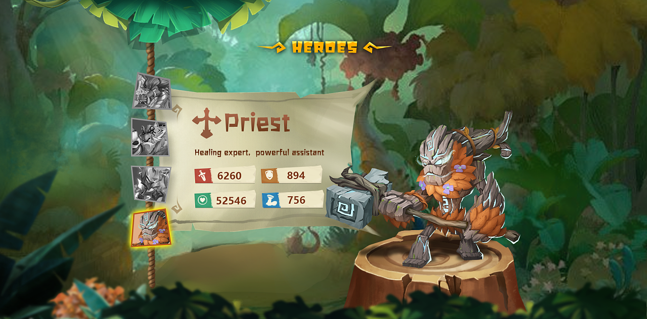 欧美卡通风《不朽大陆》官网设计