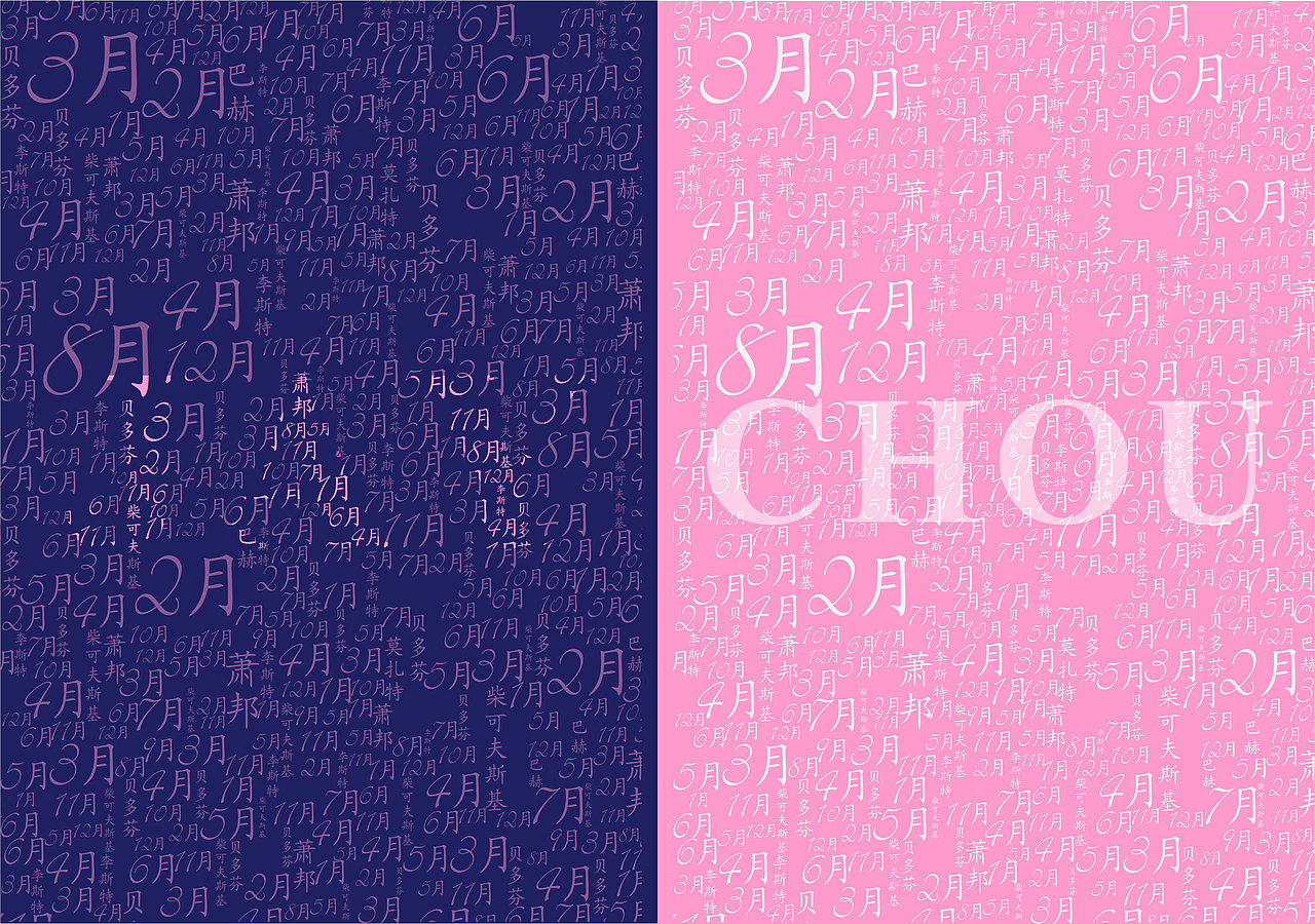 《无以伦比-11月的萧邦》系列书籍隔页