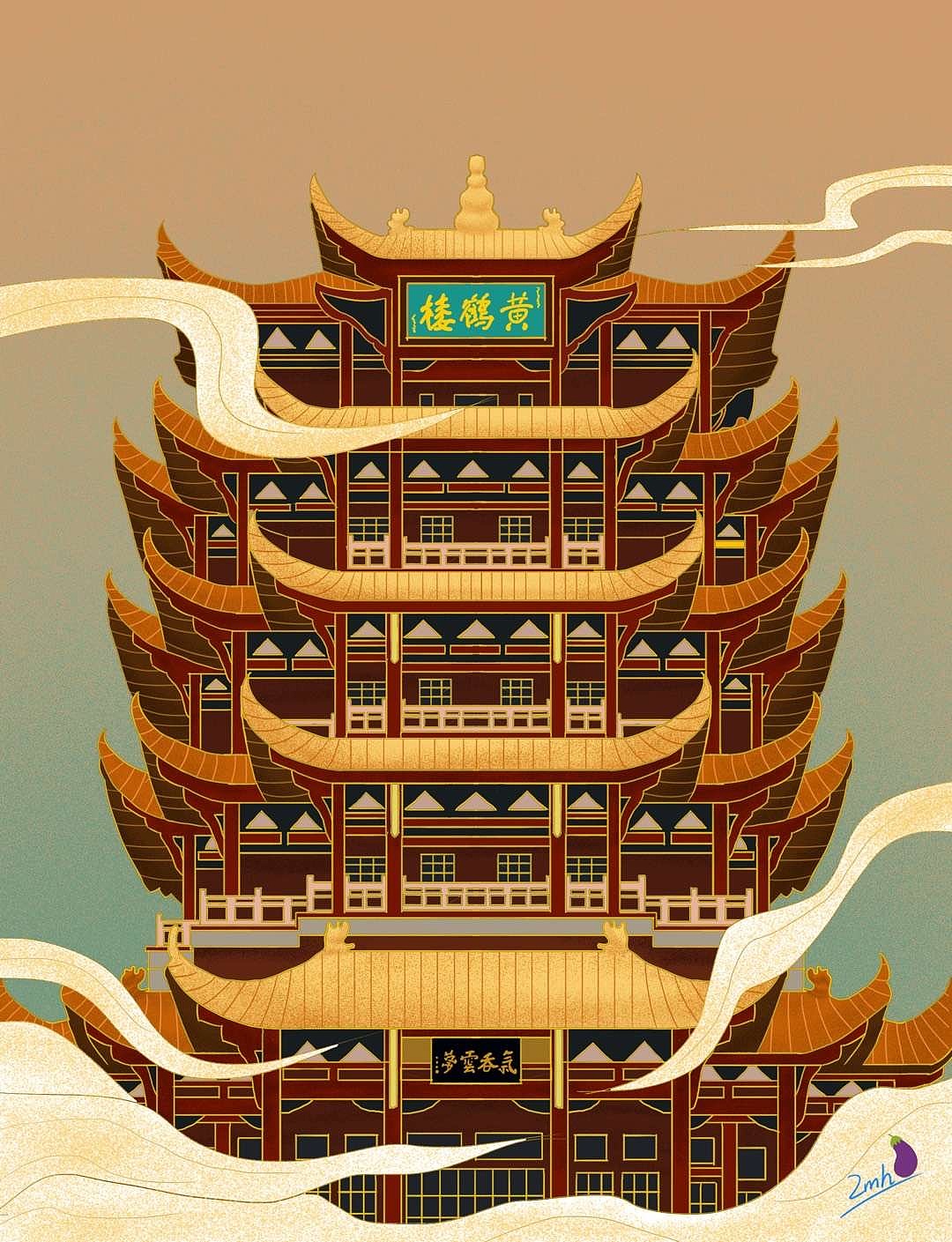 国潮插画（图ZMjkzNDAxOTI4） - 商业插画 - 站酷设计师我是茄子1原创素材 - 站酷ZCOOL