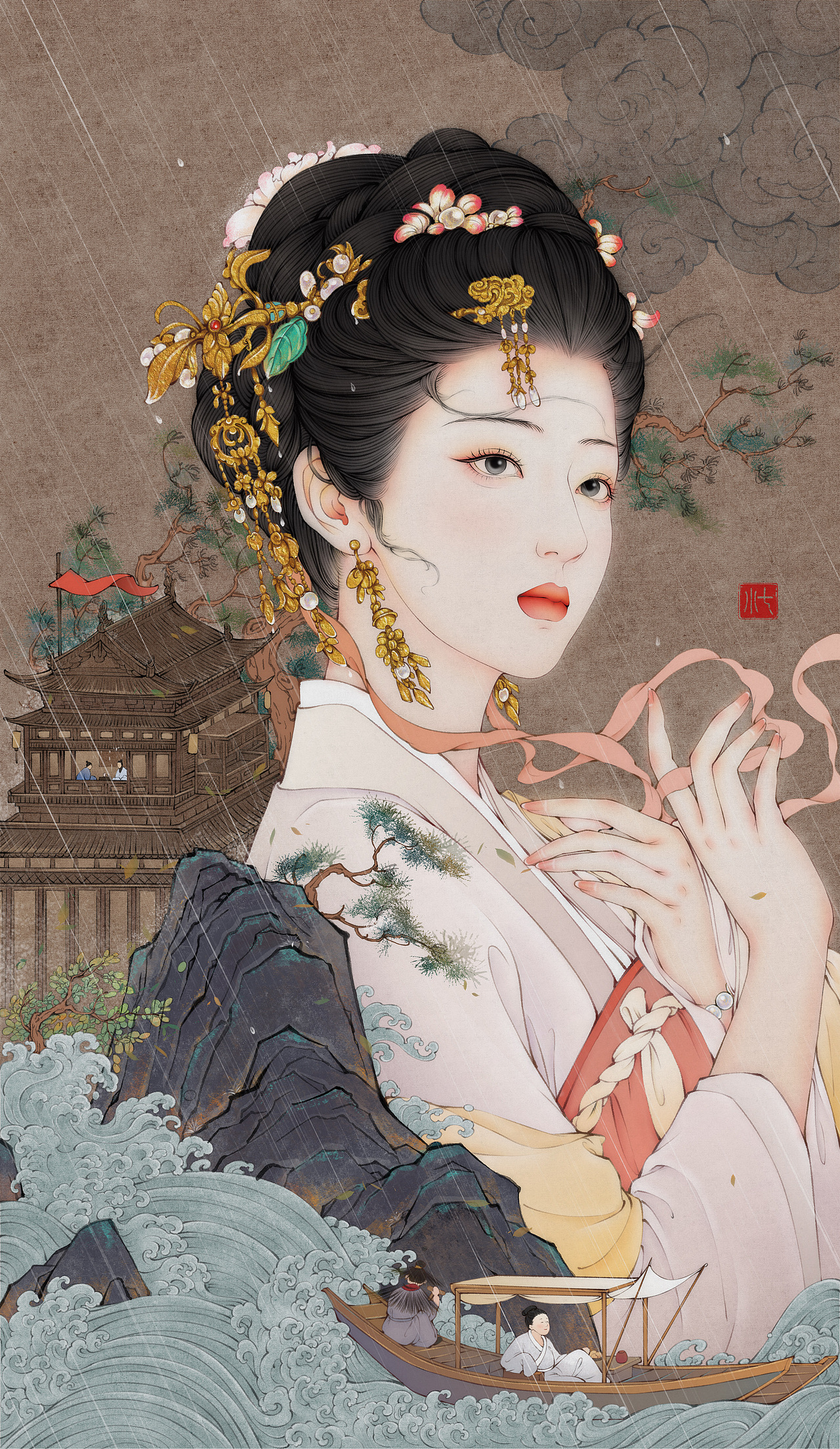 浮生十雅（图ZMzMyMzU1MTY4） - 艺术插画 - 站酷设计师阿禾BanYa原创素材 - 站酷ZCOOL