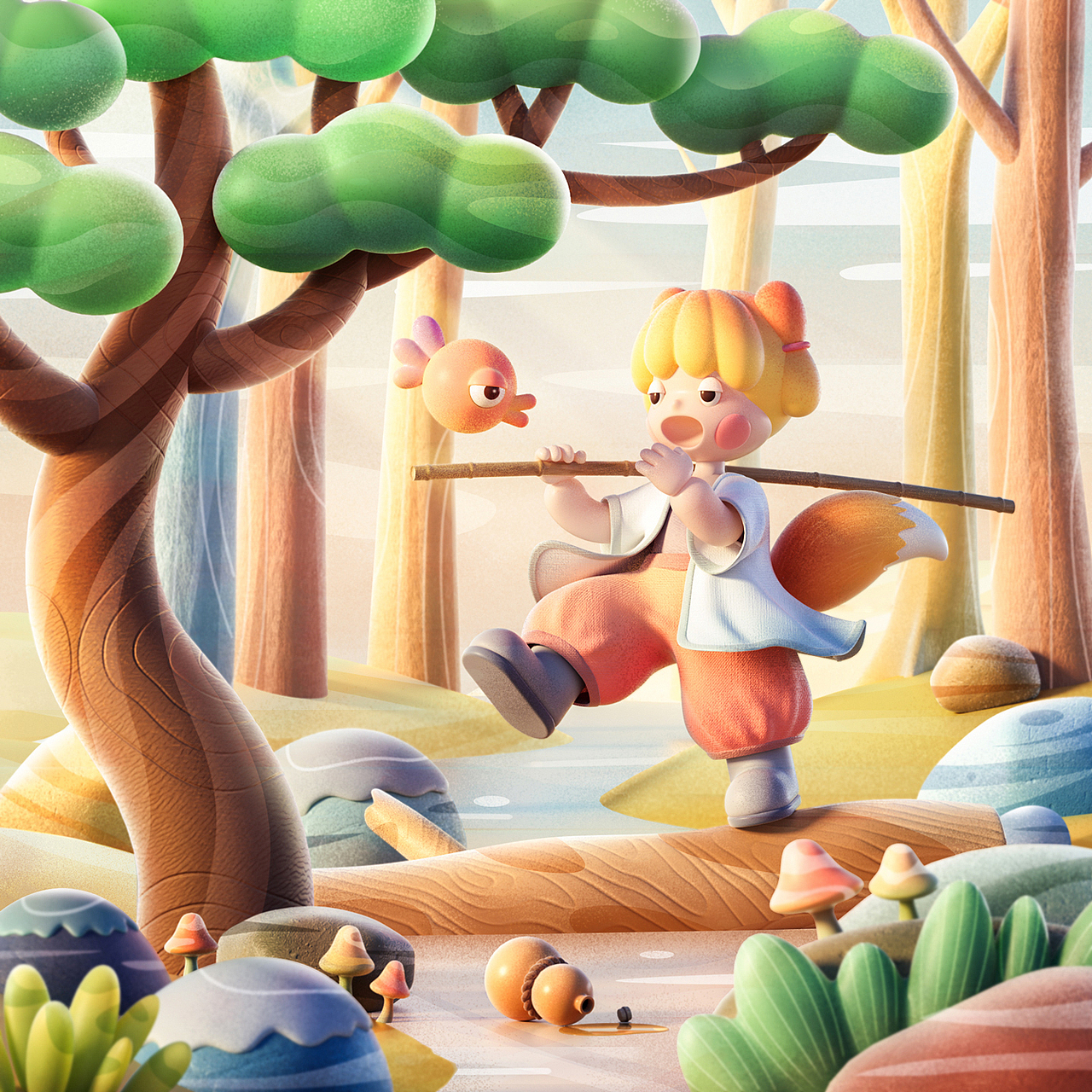 小兽世界 The Little Beast World（图ZMjg0NzEyMjY4） - 其他三维 - 站酷设计师刘同同原创素材 - 站酷ZCOOL