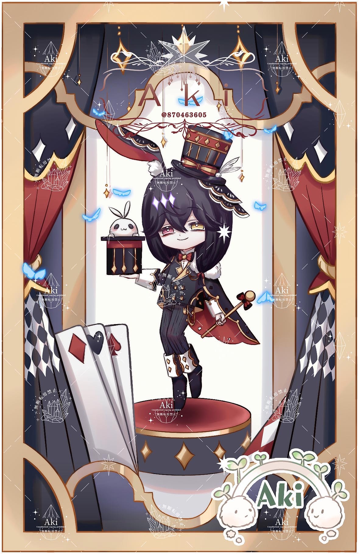 設(shè)計(jì)-兔兔魔術(shù)師 2019/7（圖ZMjIwODc3NjQw） - 創(chuàng)作習(xí)作 - 站酷設(shè)計(jì)師Gx_aki原創(chuàng)素材 - 站酷ZCOOL