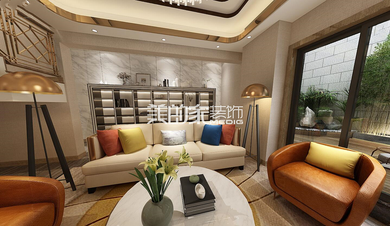 北大资源悦来380㎡现代风格装修案例（图ZMTUxNzUyNDA0） - 家装设计 - 站酷设计师室内设计可可曾原创素材 - 站酷ZCOOL