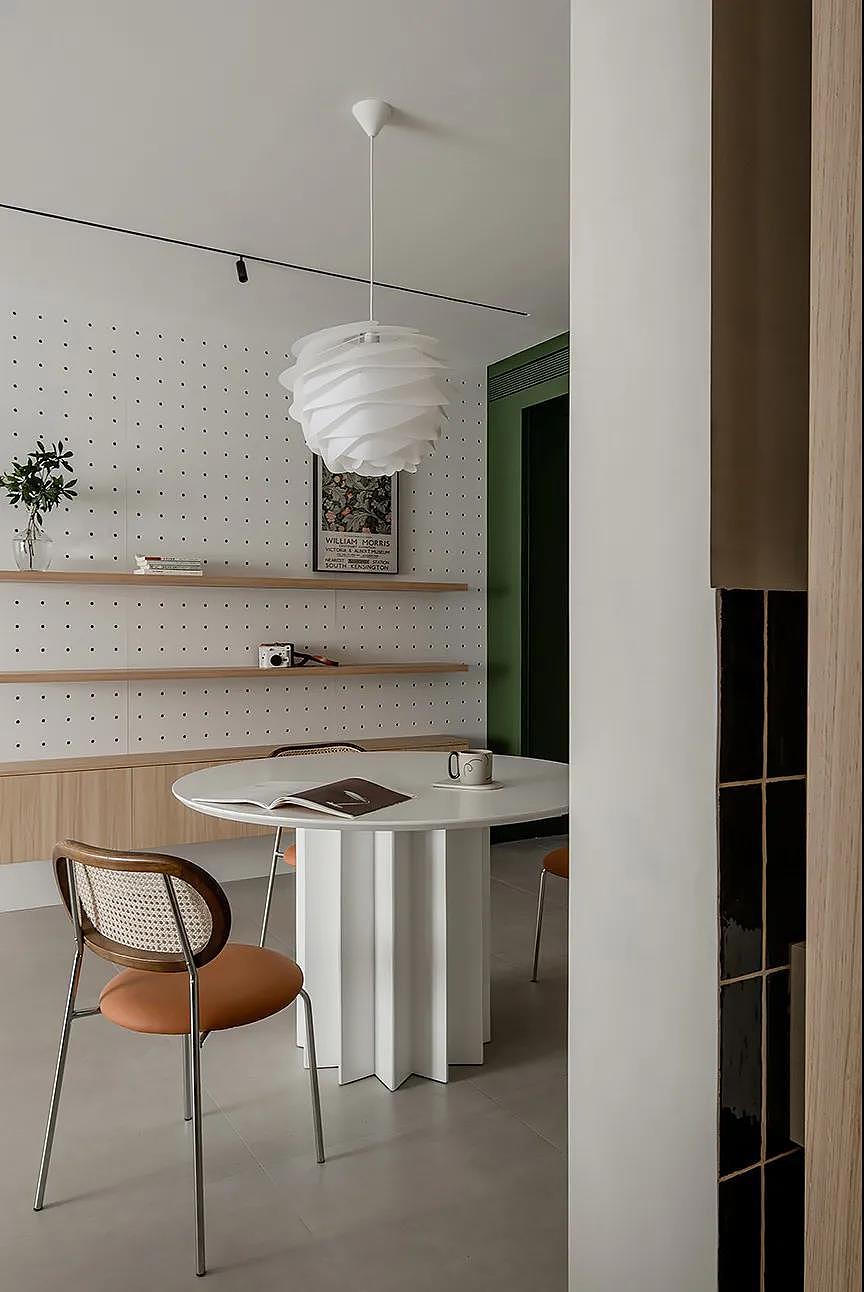 117㎡现代北欧风格新房装修，奶油质感森系清新