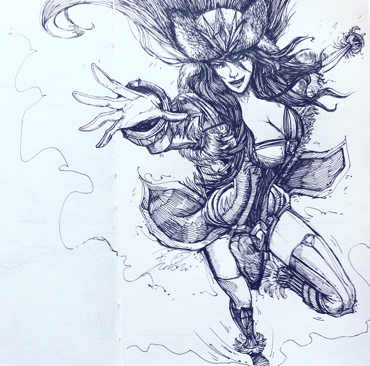 lol 女刀锋|插画|创作习作|煎熊 - 原创作品 - 站酷 (zcool)