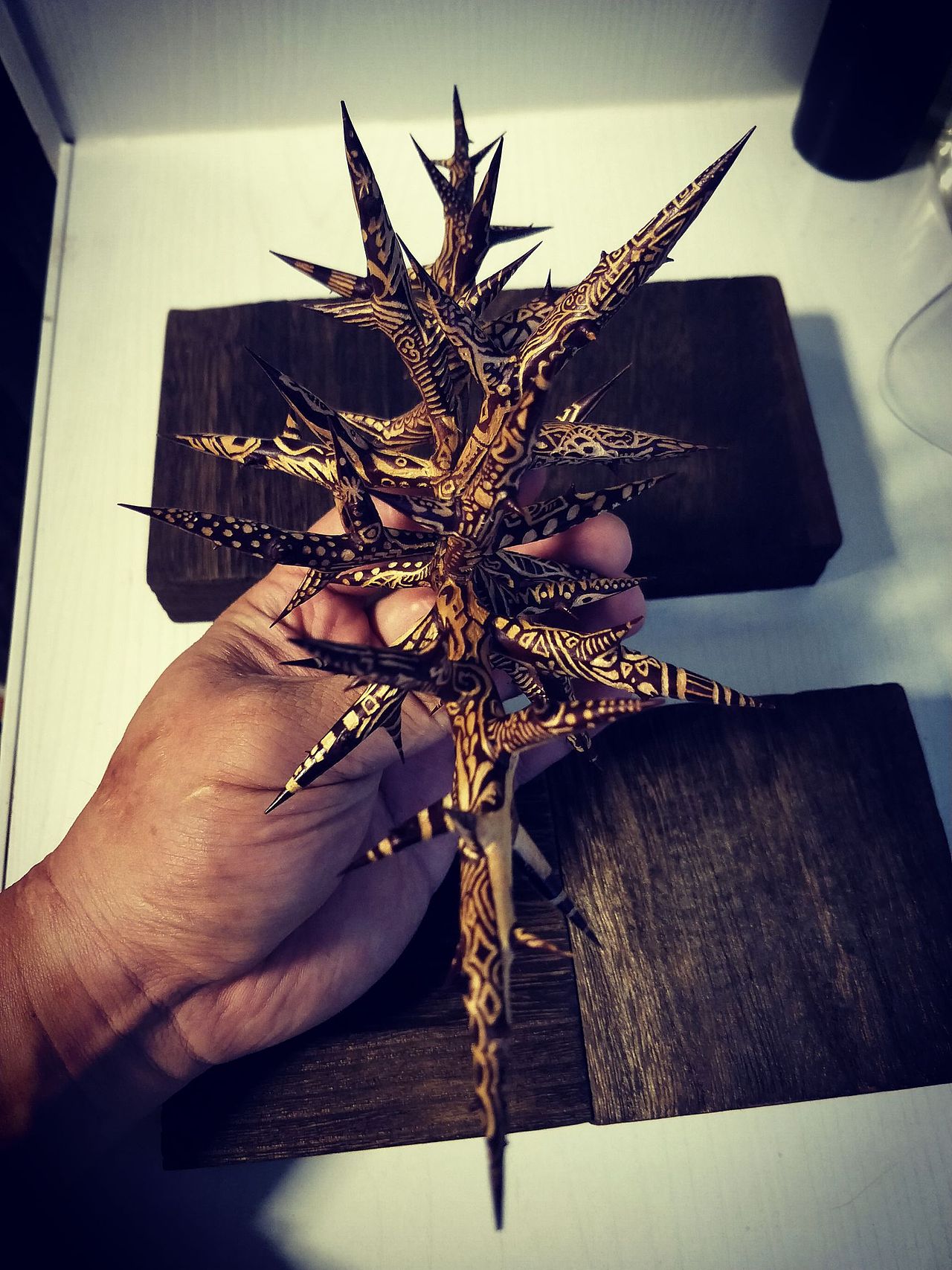★世界上第二个雕花正龍角棘在贵州省贵阳市诞生