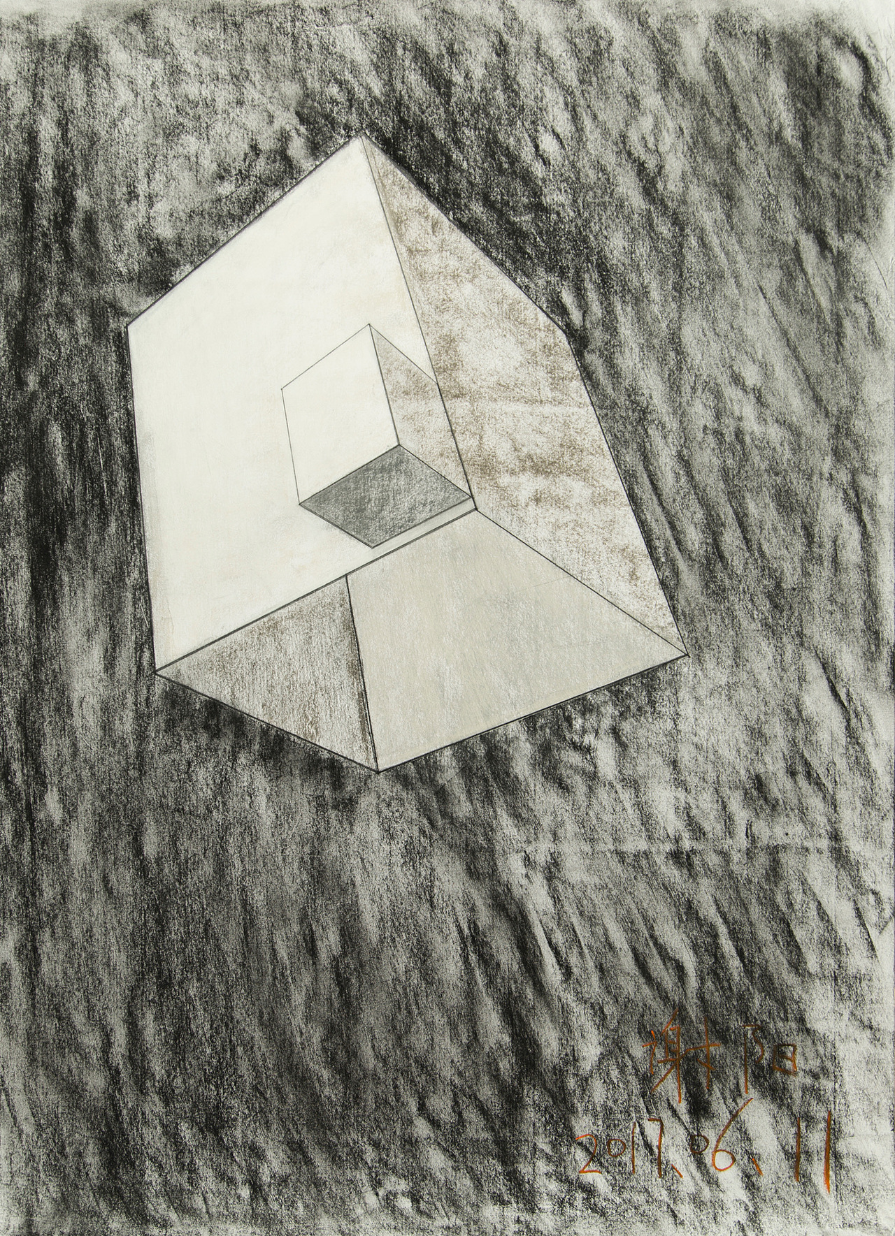 【原创素描】心灵在哪里安放.