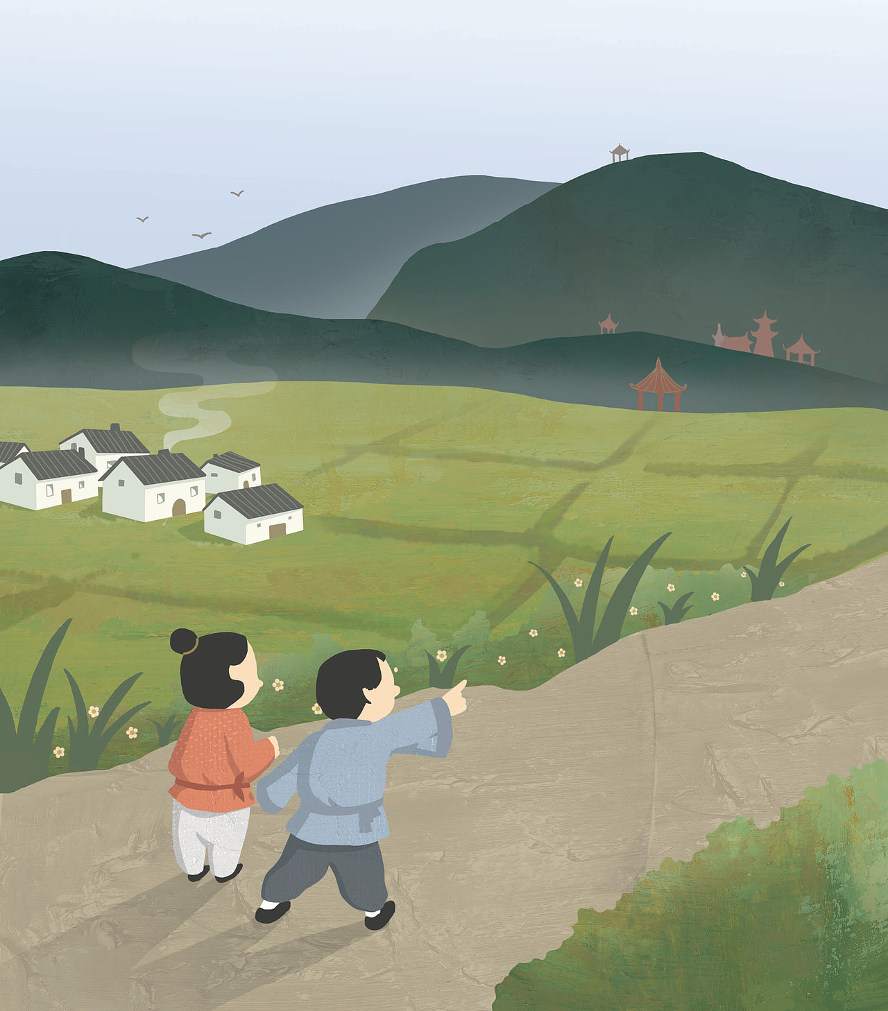 古诗插图（图ZMjE0OTE4OTcy） - 商业插画 - 站酷设计师南瓜慕斯原创素材 - 站酷ZCOOL
