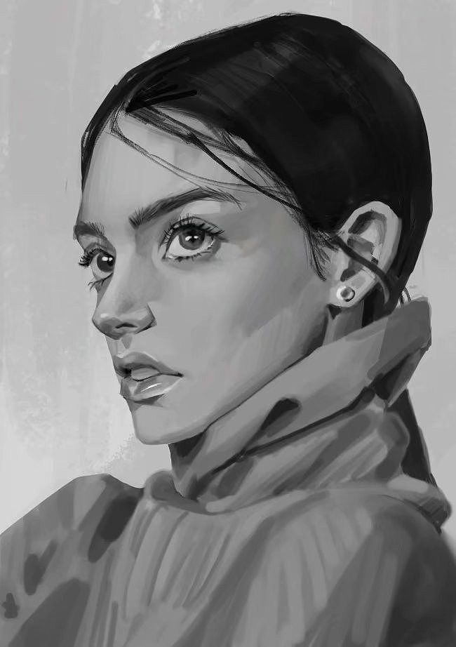 黑白照片練習(xí)～（圖ZMTMzNzEwNDY0） - 藝術(shù)插畫 - 站酷設(shè)計(jì)師張歐歐原創(chuàng)素材 - 站酷ZCOOL