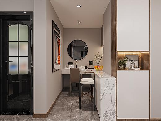 90㎡简约风公寓设计 既温馨又有格调