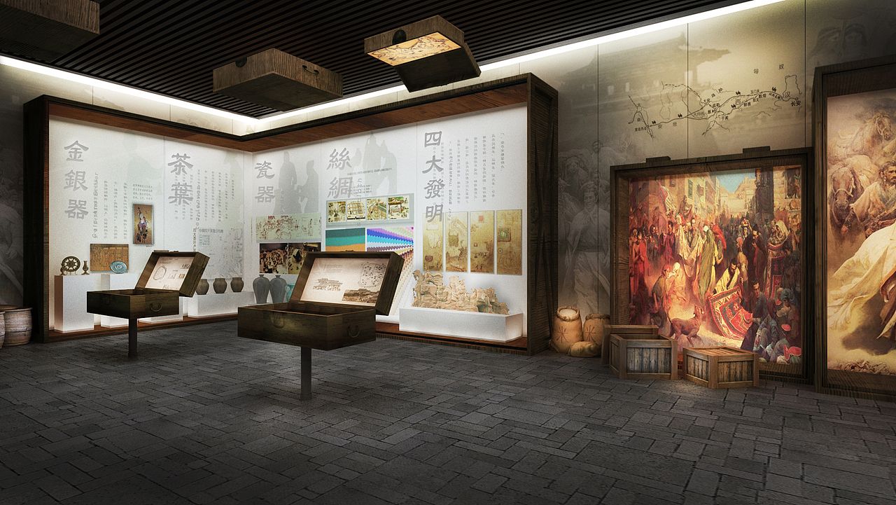 汉中文化(历史厅局部)