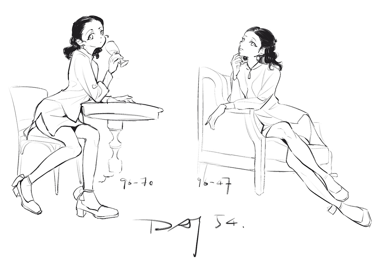 #速写60天挑战赛# @速写班长 DAY54