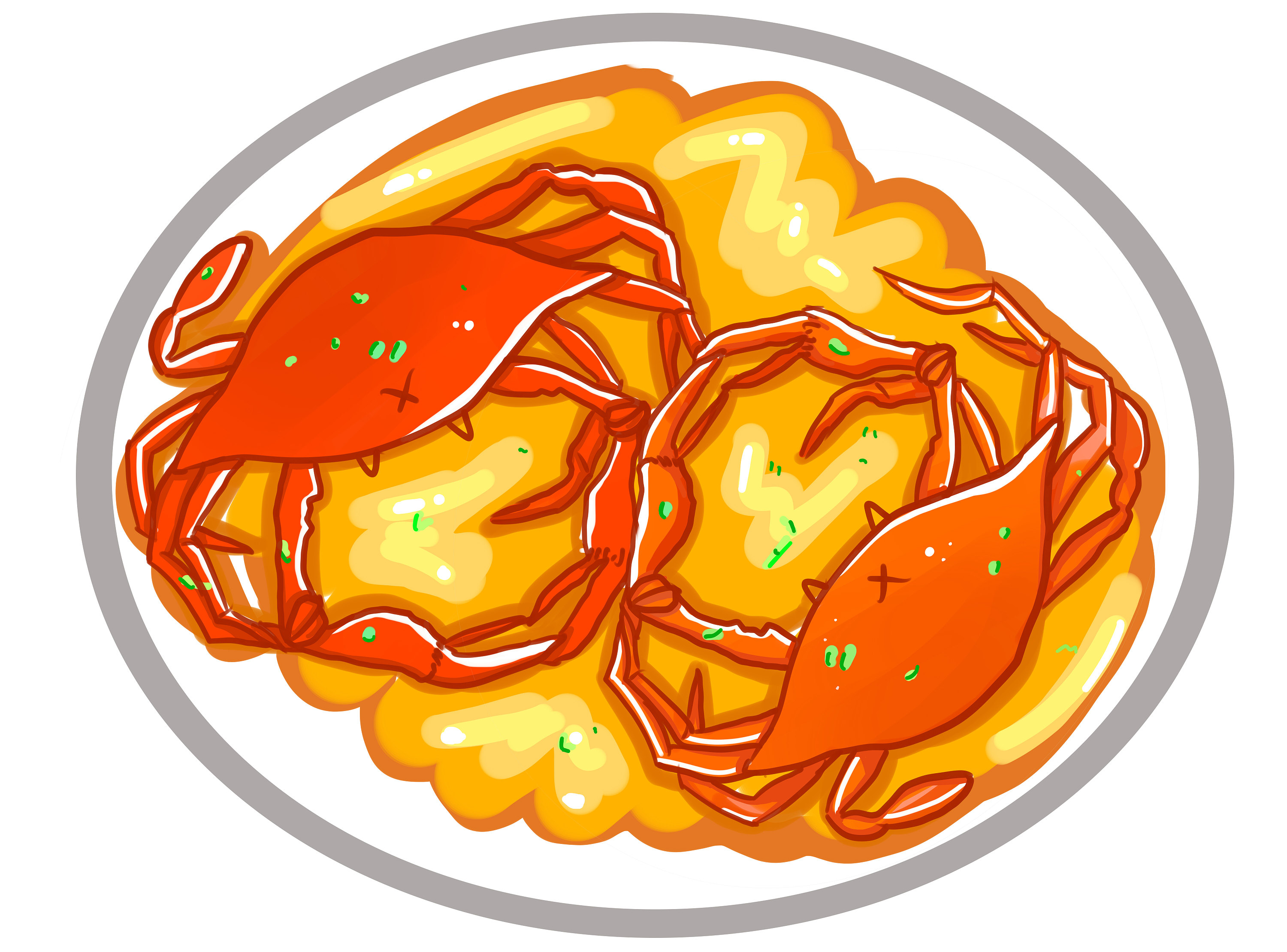 Cartoon Crab, Gourmet, Hand Drawn Crab, Underwater World PNG Transparent Background And Clipart ...