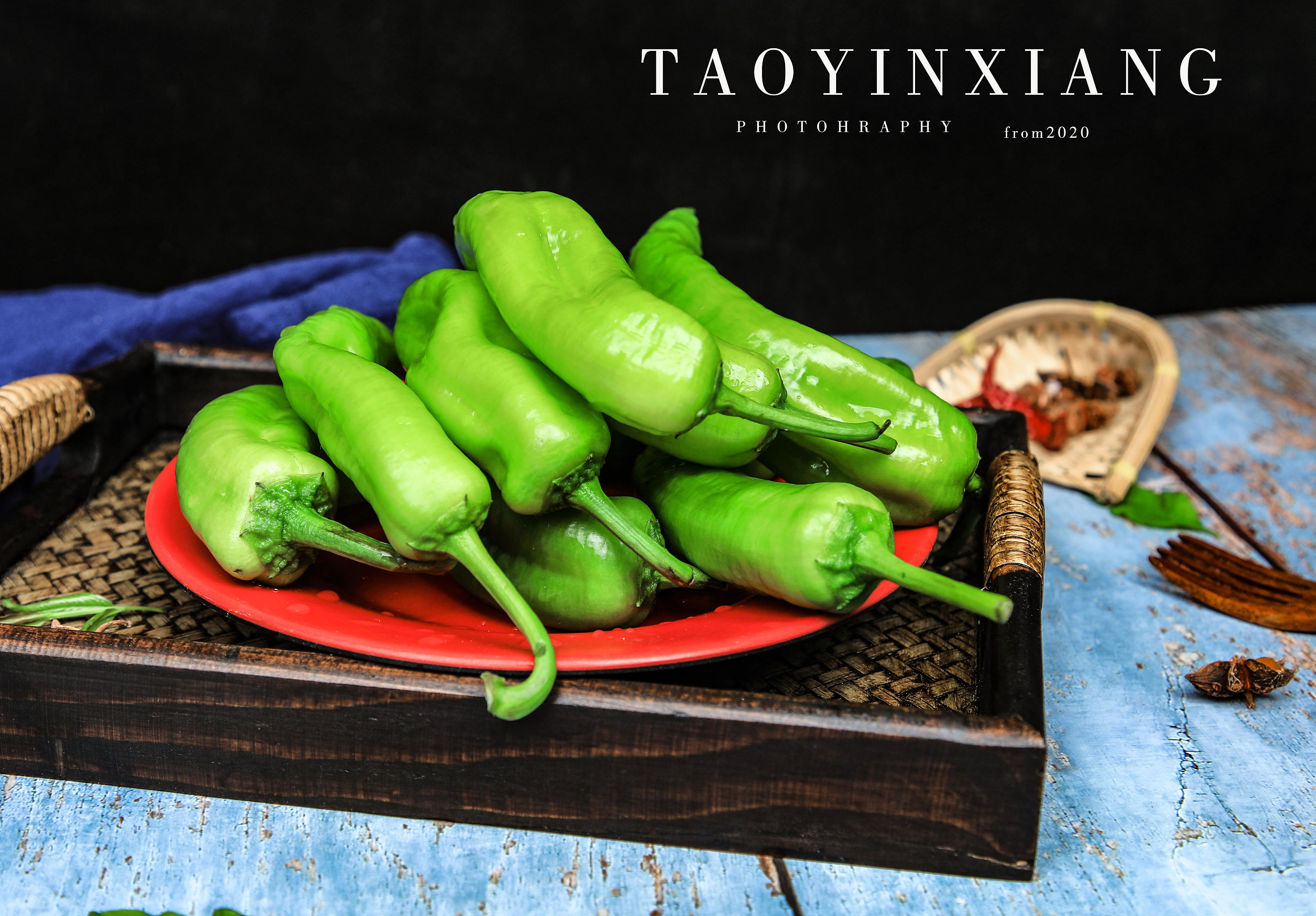 青辣椒蔬菜美食景物拍摄|摄影|静物|陶印象商业摄影 - 原创作品