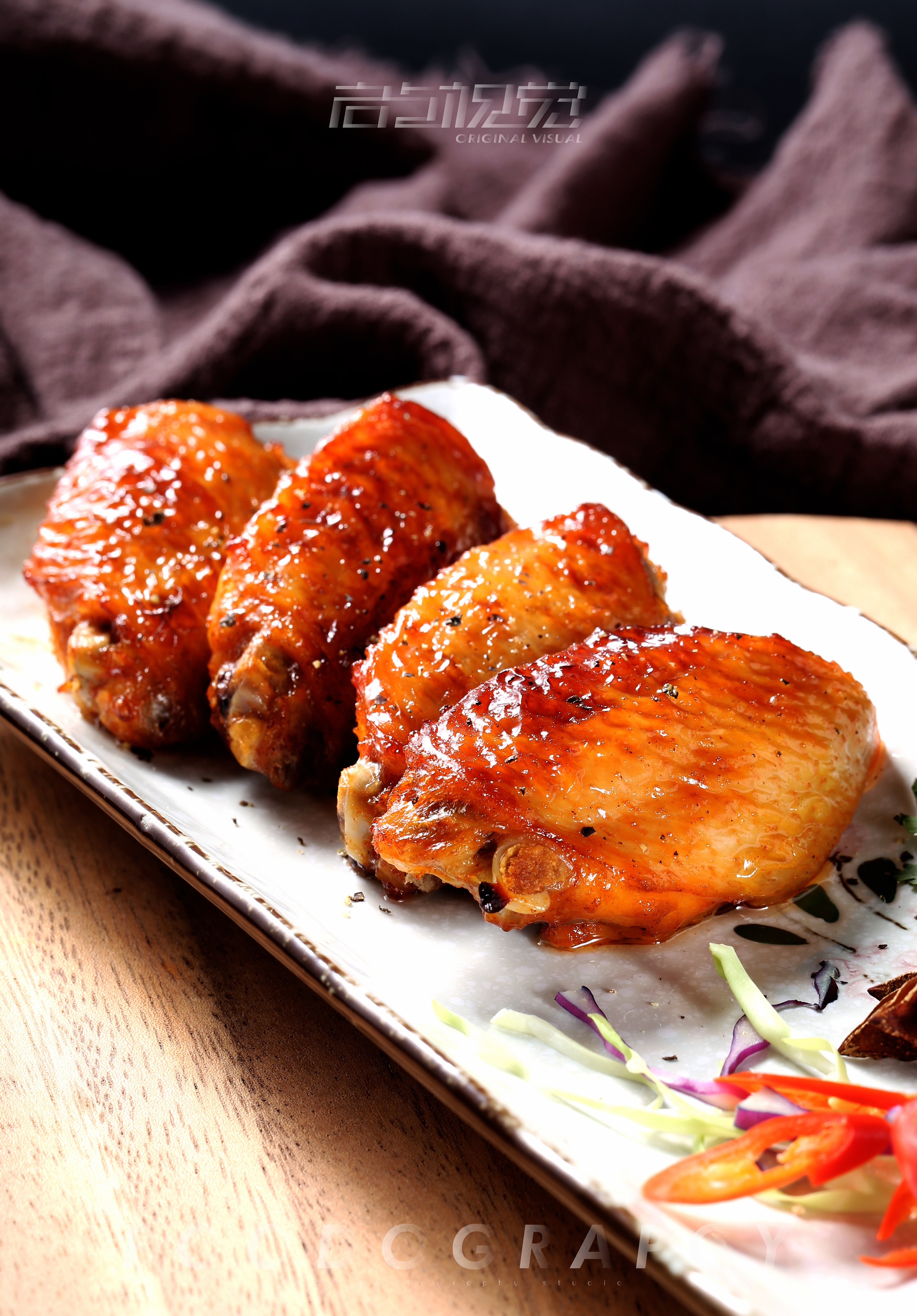 奥尔良鸡翅 | 美食摄影