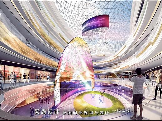 情景化购物中心设计效果图体验感十足