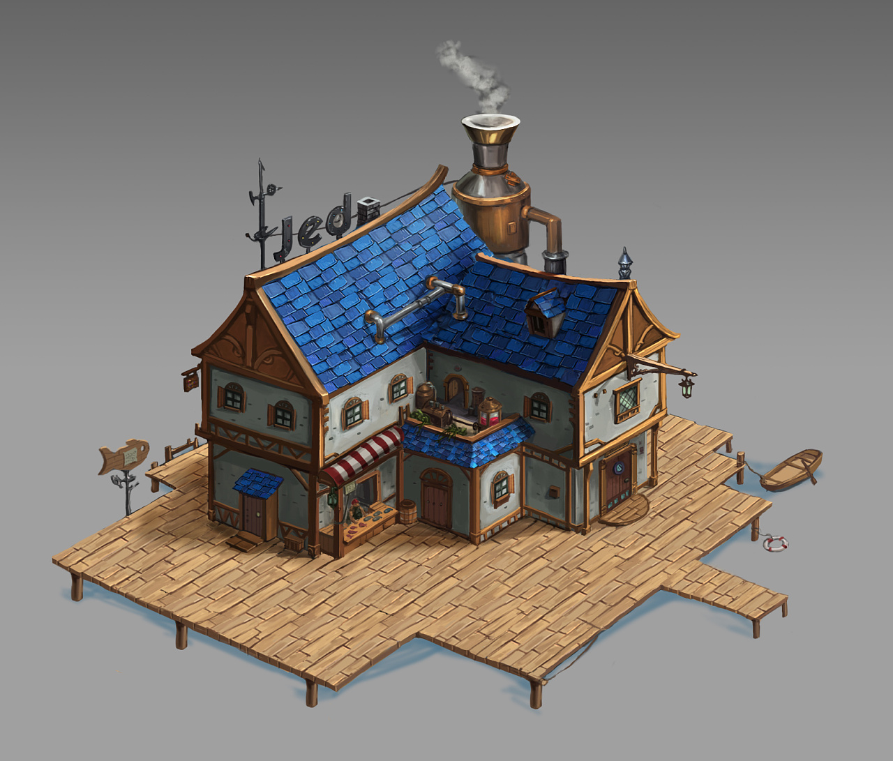 游戏场景原画 - 原创作品 - 站酷(zcool)