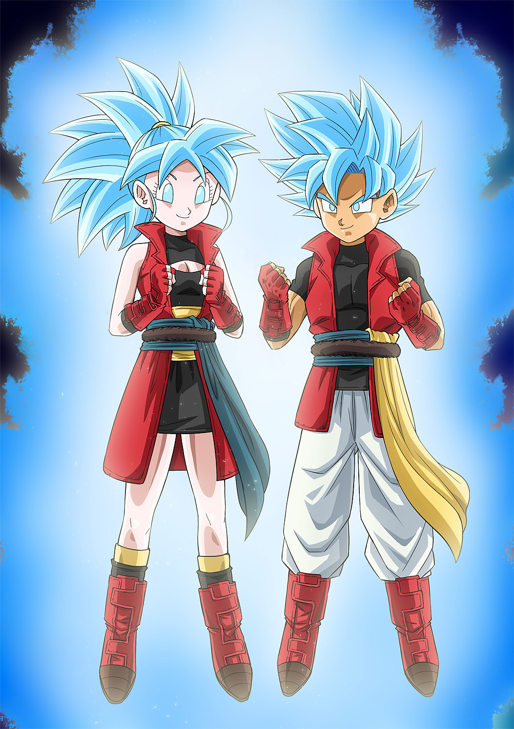 超龙珠英雄 - 比特诺特 超级赛亚人蓝