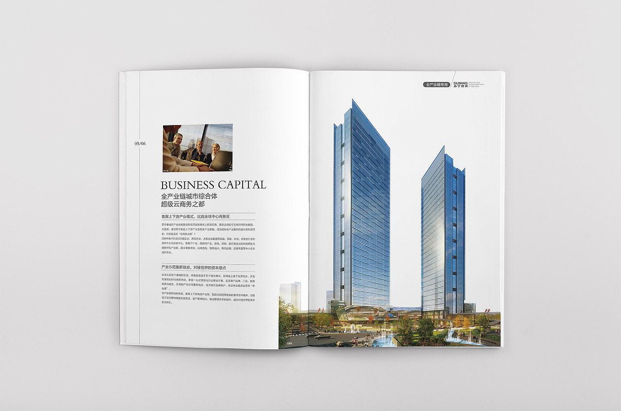 南京苏宁睿城甲级写字楼画册设计