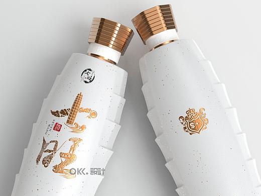 OKK酱香白酒品牌七旺酒包装设计