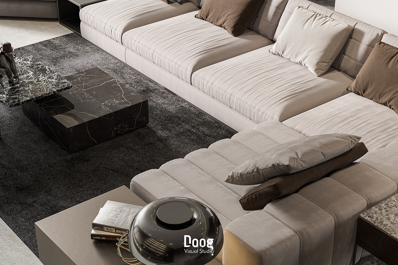 低奢优雅，极简私宅（图ZMjY0MjgzMjA0） - 家装设计 - 站酷设计师LaoDong董原创素材 - 站酷ZCOOL