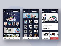 NIKE 手机APP UI练习