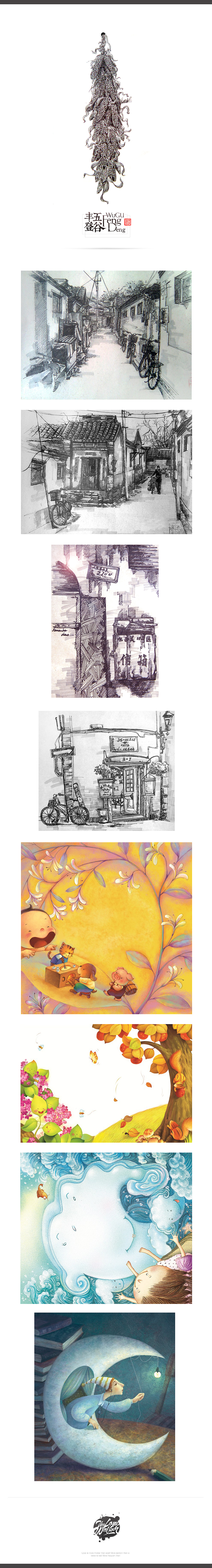 手绘那些年的事儿（图ZMjg3Mzc1Mjg=） - 创作习作 - 站酷设计师WalkerMind原创素材 - 站酷ZCOOL