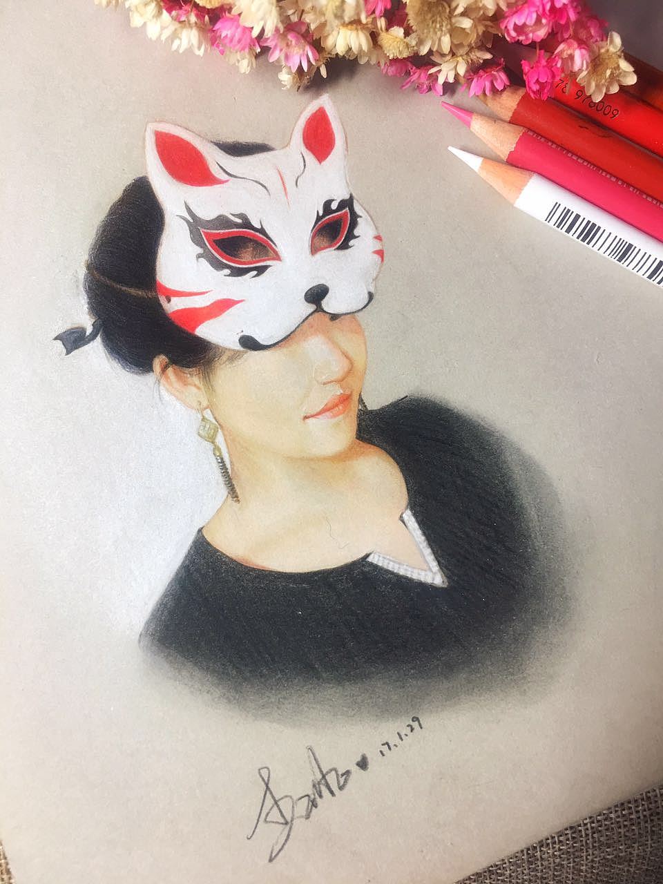 2017画自己（图ZNjk1MjIwMTI=） - 绘画 - 站酷设计师璐璐_L原创素材 - 站酷ZCOOL