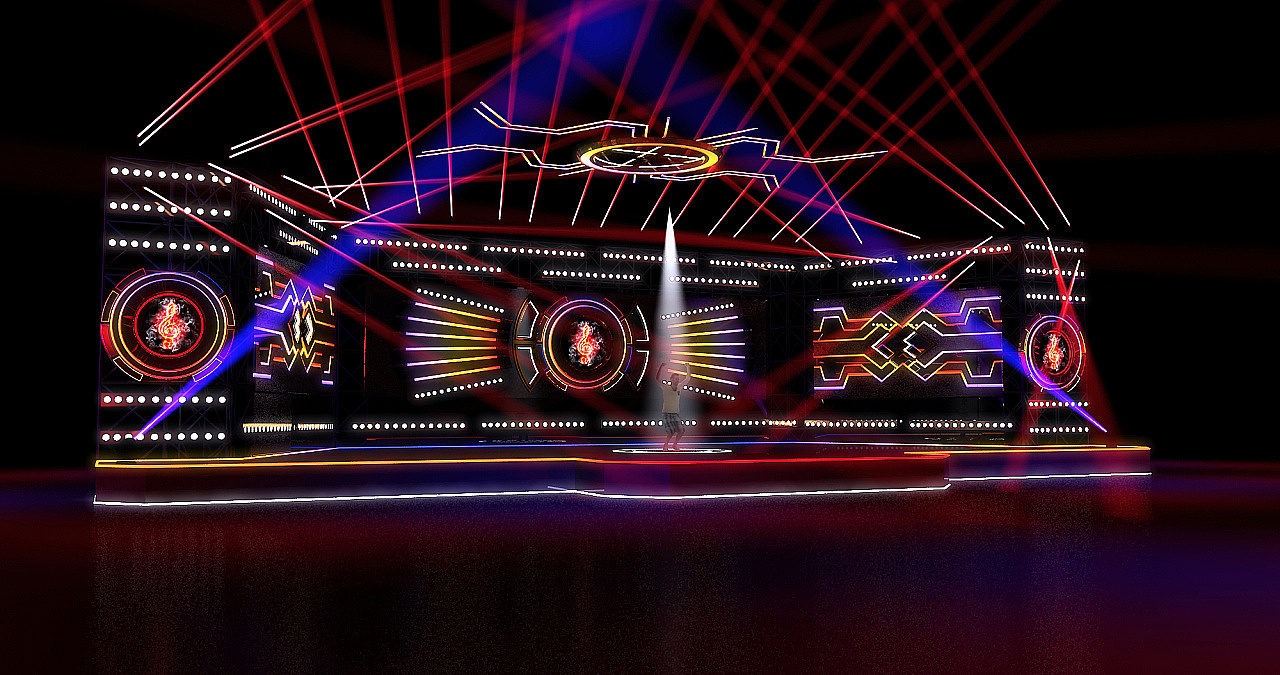 潮流音乐节炫酷舞台