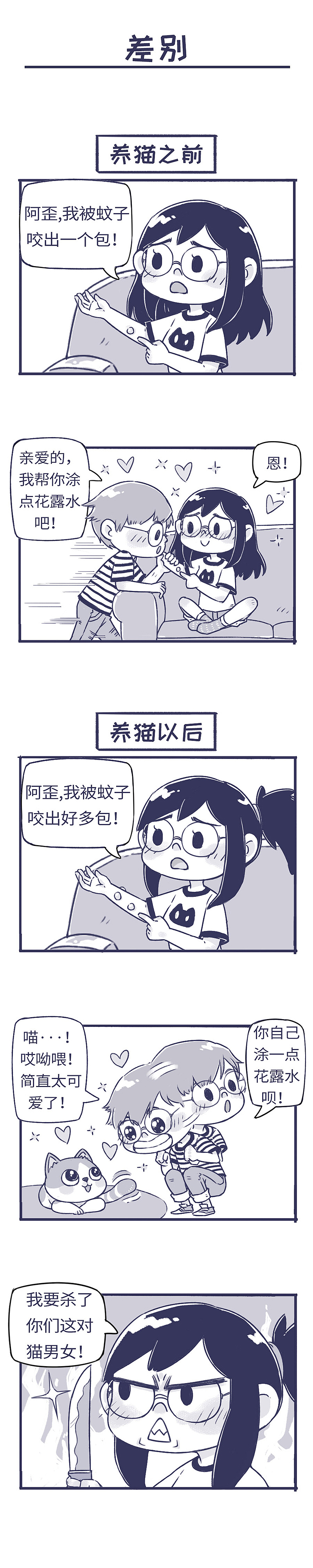 如果猫和女朋友同时掉水里?