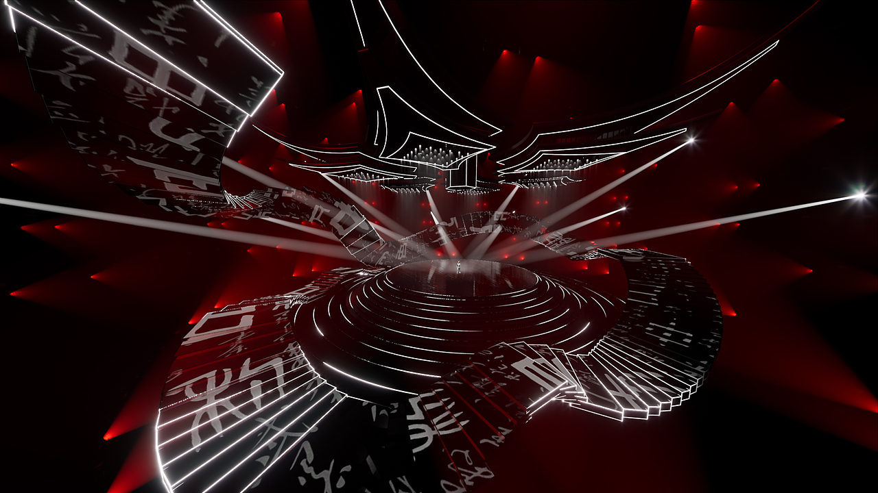 陕西丝路春晚2022舞美动画静帧（图ZMjg2NzUxOTUy） - 舞台美术 - 站酷设计师佐手哥原创素材 - 站酷ZCOOL