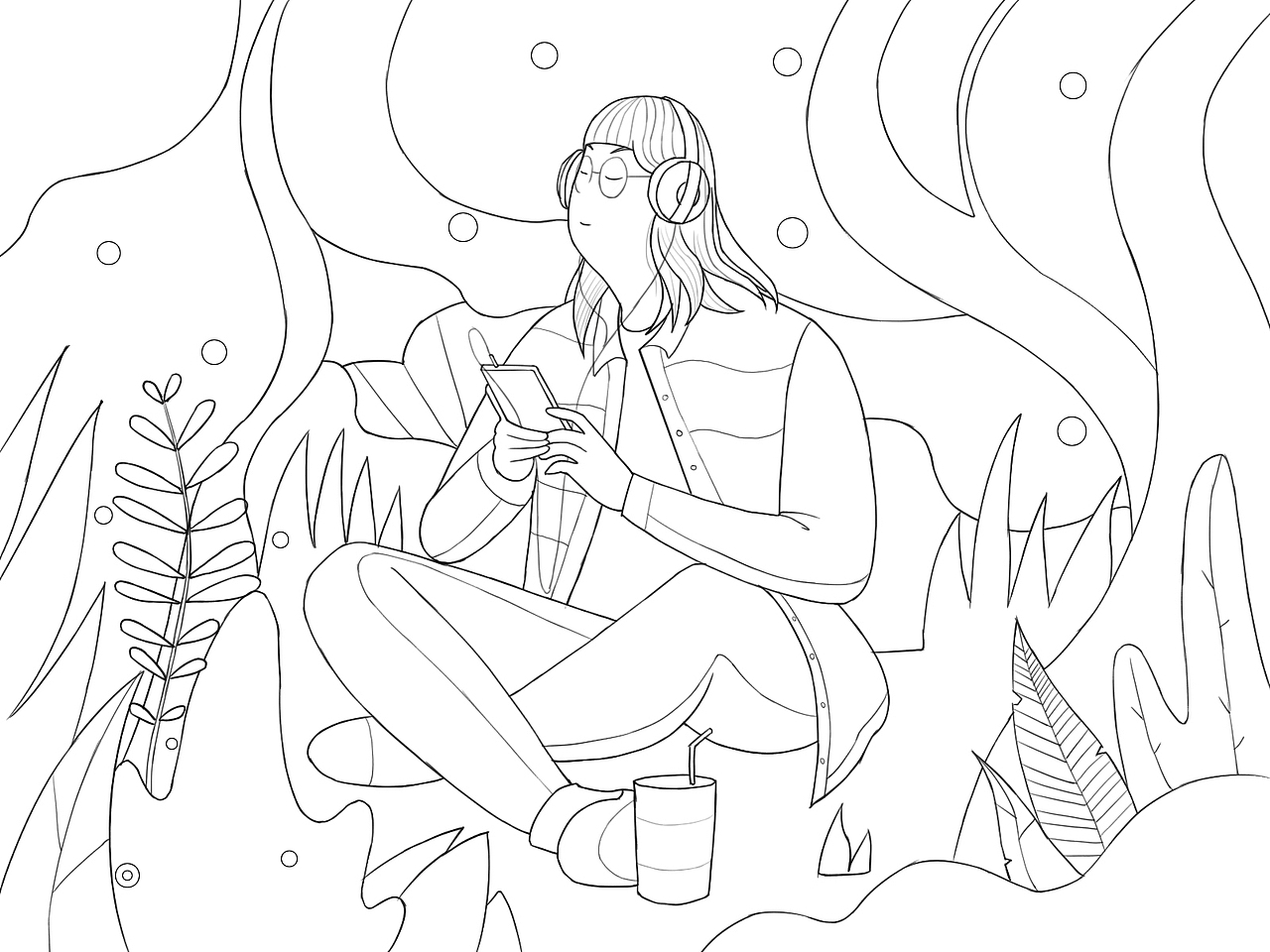 插画练习（图ZMTk2ODcxMzMy） - 艺术插画 - 站酷设计师上课从不睡觉原创素材 - 站酷ZCOOL