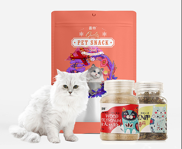 喜帅 ǀ 猫用品包装设计