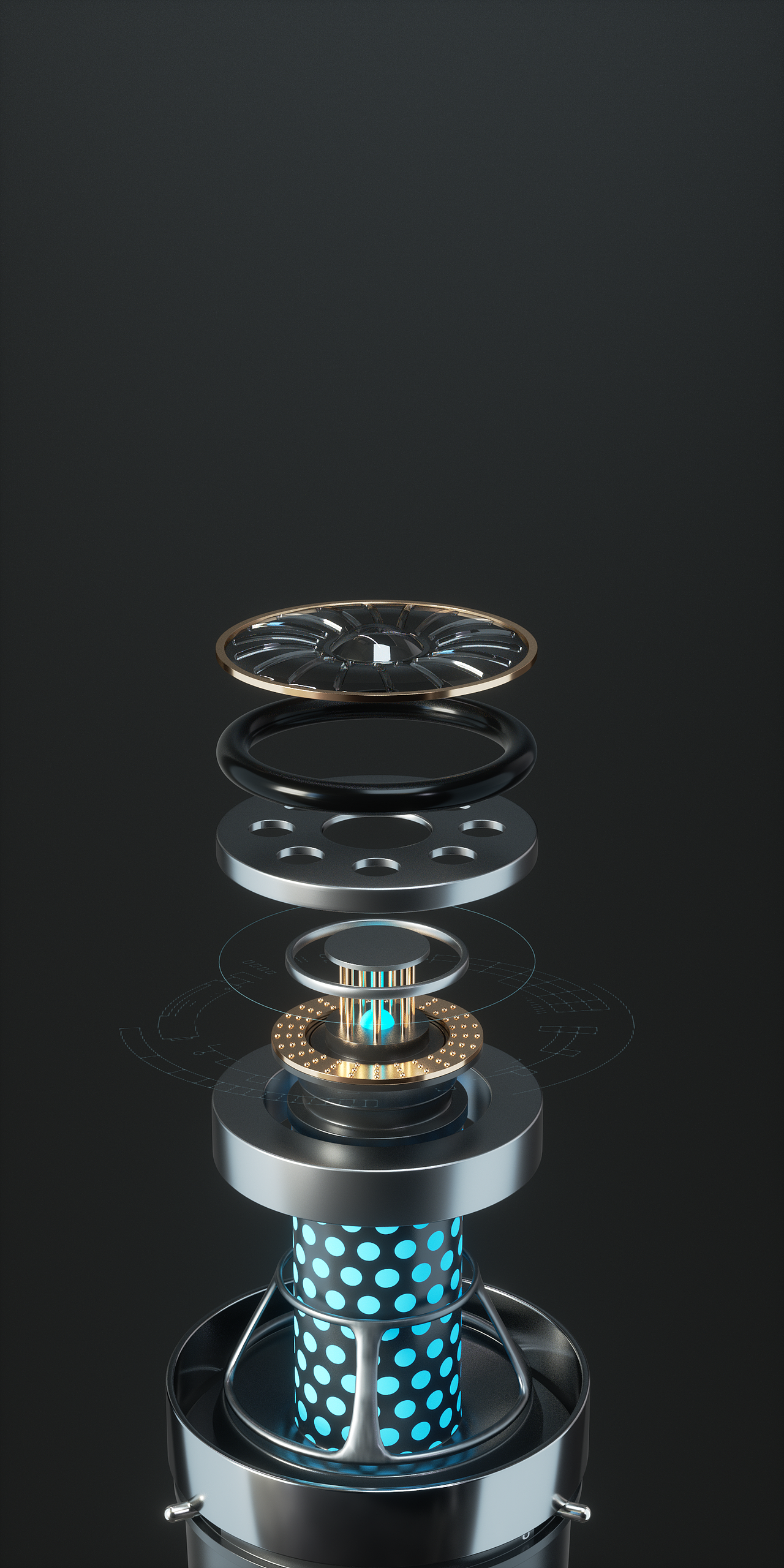 一款麦克风产品的建模渲染（图ZMjc1NzM4OTYw） - 产品 - 站酷设计师代王夜巡山原创素材 - 站酷ZCOOL