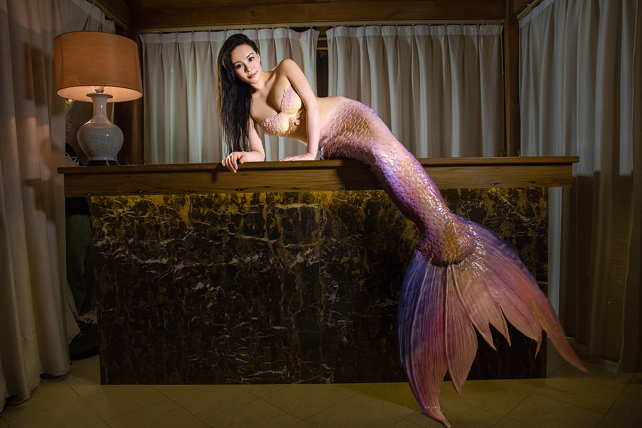 玩!！!my mermaid.（图ZNDc2NjAxOTY=） - 影视后期 - 站酷设计师水下攝影師Dabing原创素材 - 站酷ZCOOL