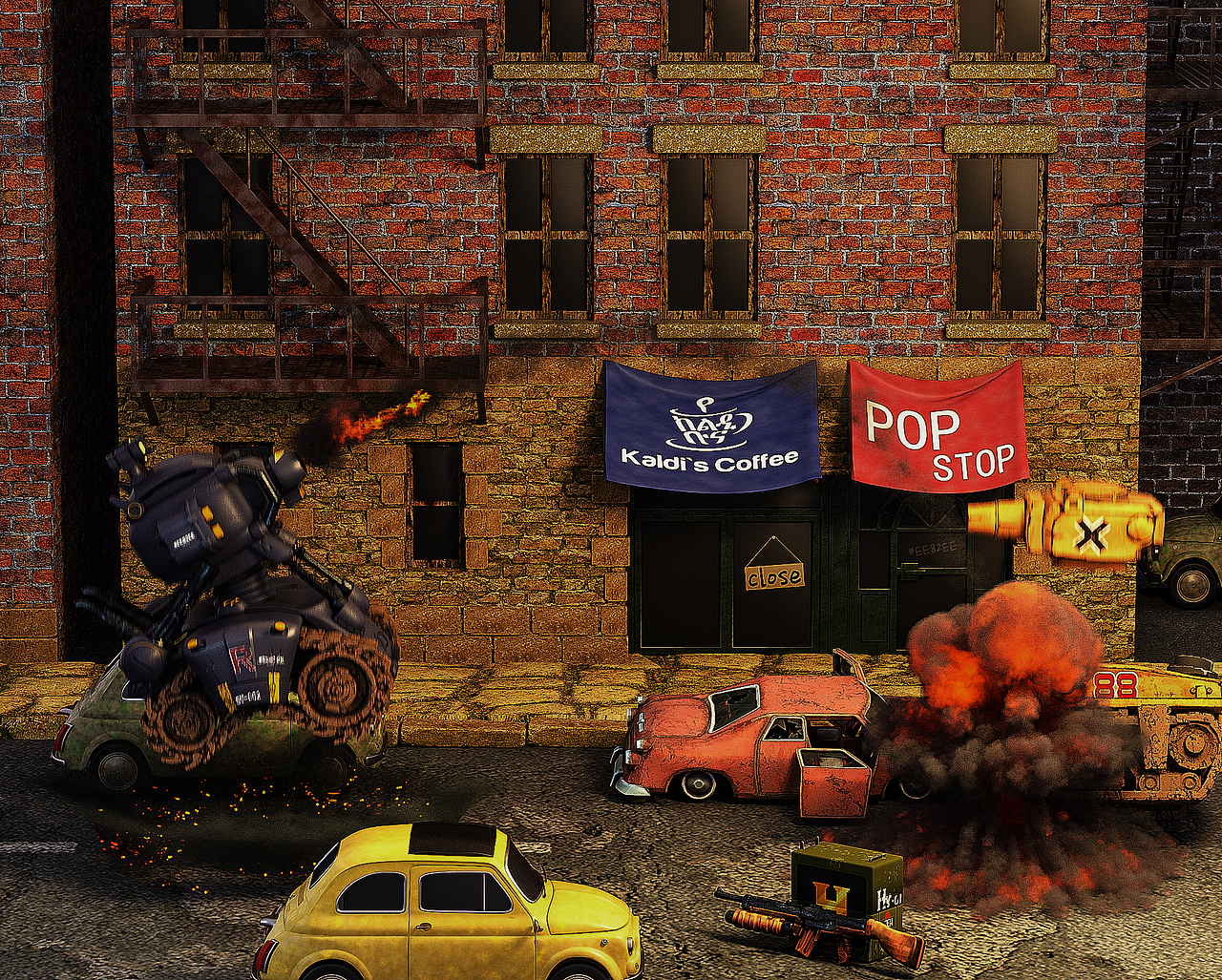 合金弹头小场景