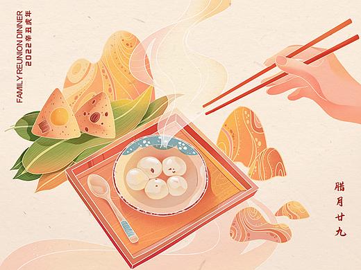 一月習(xí)作/插畫(huà)動(dòng)態(tài)海報(bào)/（個(gè)人主頁(yè)-ZNTc3NDg1NzY=） - 商業(yè)插畫(huà) - 站酷設(shè)計(jì)師檸檬楊樂(lè)多原創(chuàng)素材 - 站酷ZCOOL