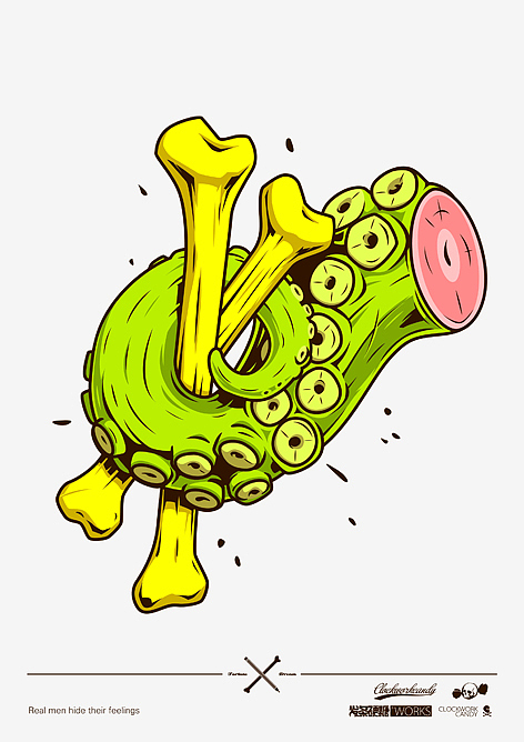 400%冲动联展作品之一（图ZNTU4ODAwNA==） - 新锐潮流插画 - 站酷设计师发条硬糖原创素材 - 站酷ZCOOL