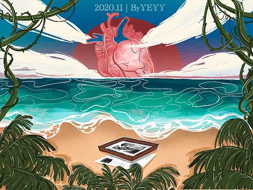 日落、海和回忆碎片