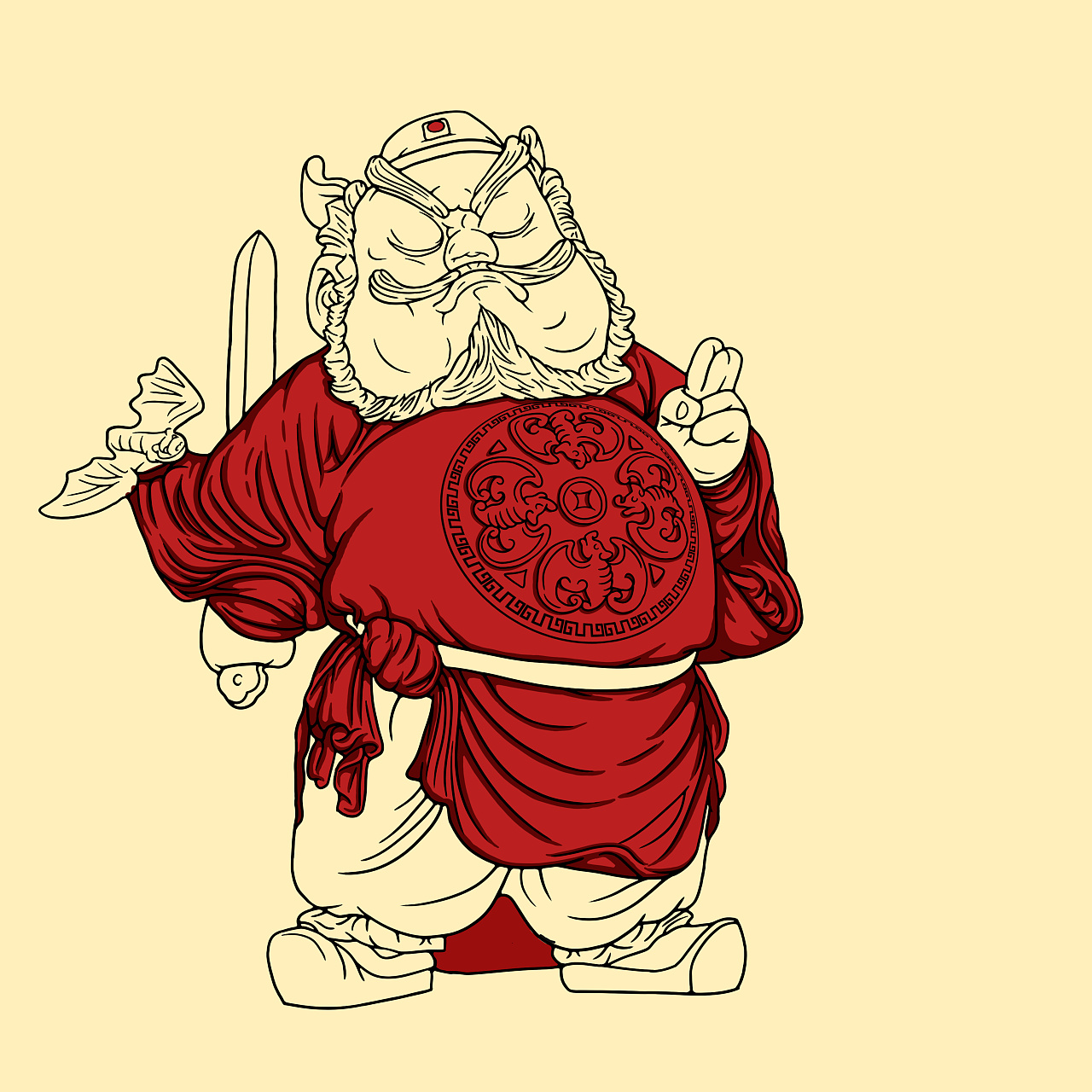 国潮插画 · 天师钟馗