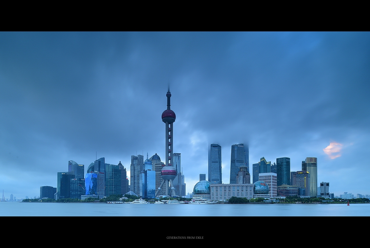 台风季中的上海（图ZNjIxMDQzMzI=） - 环境/建筑摄影 - 站酷设计师眼中人原创素材 - 站酷ZCOOL