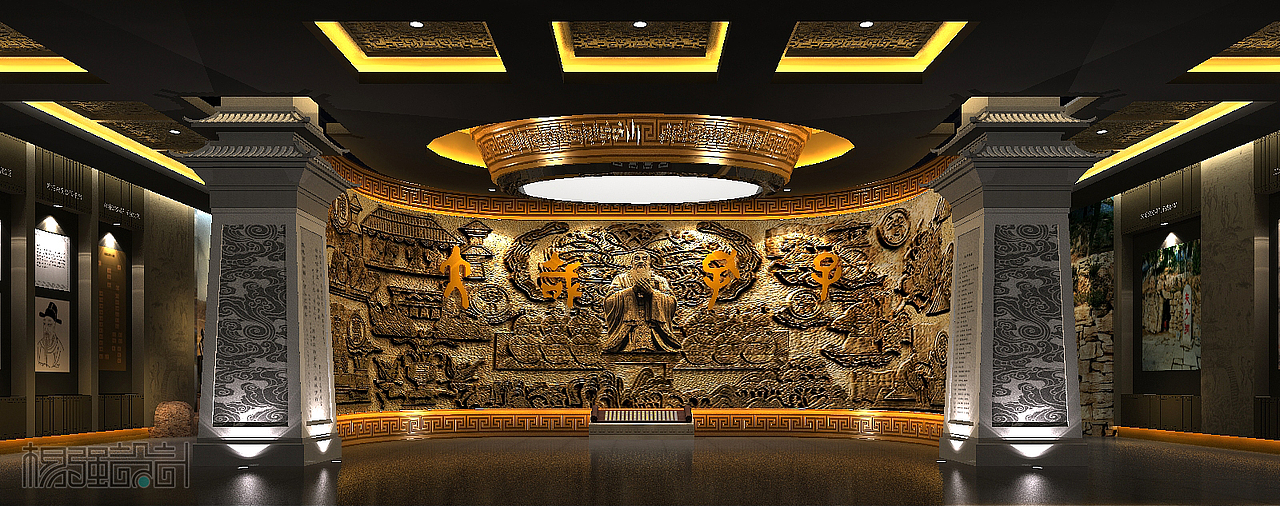 孔子文化展馆—杨强设计（图ZMTAwMjU2Mzk2） - 展陈设计 - 站酷设计师杨强设计原创素材 - 站酷ZCOOL