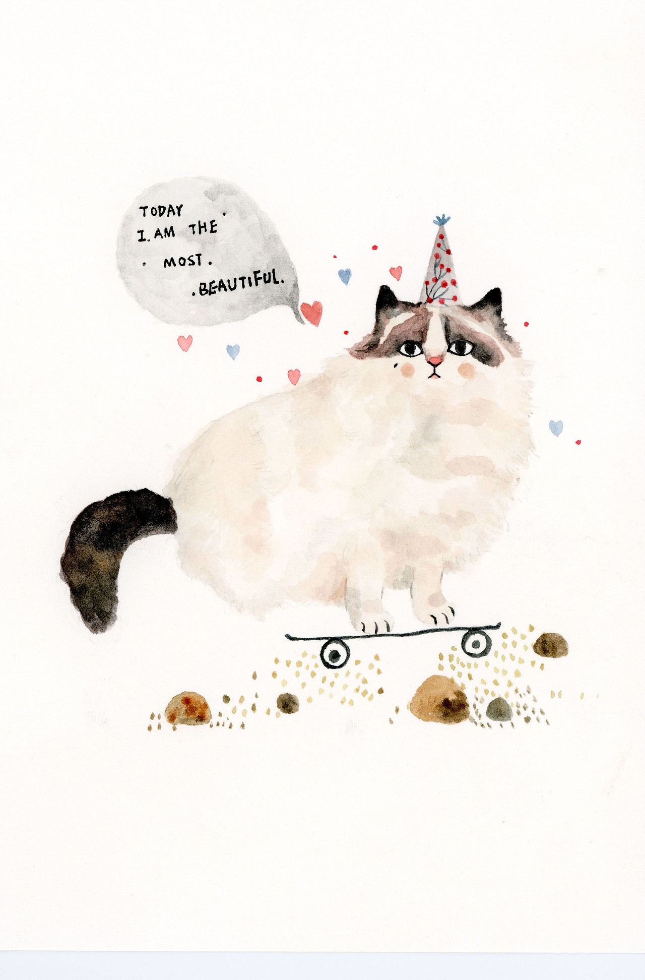 一些水彩小动物