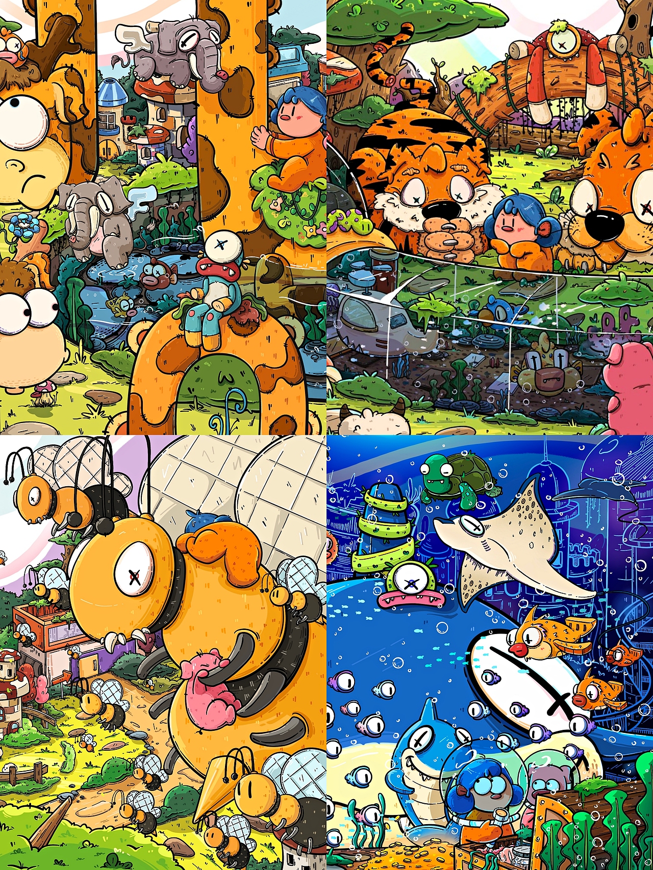 误入动物园系列