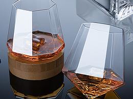 威士忌杯钻石八角杯异形杯六角杯陀螺杯链接